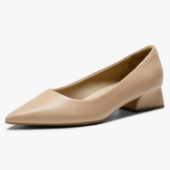 DREAM PAIRS Women's Chunky Heels Closed Toe Low Block 8 - Picture 6 of 13